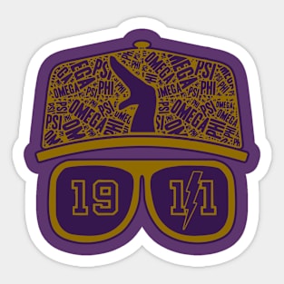 Omega Psi Phi Paraphernalia Sticker